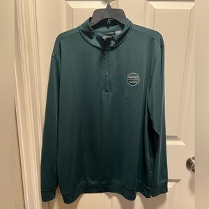 Swing Juice | Men's Long Sleeve 1/4 Zip Green Pullover‎ Sz L